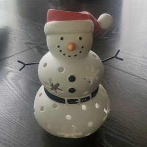 Partylite Santa Snow tealight holder Snow Family